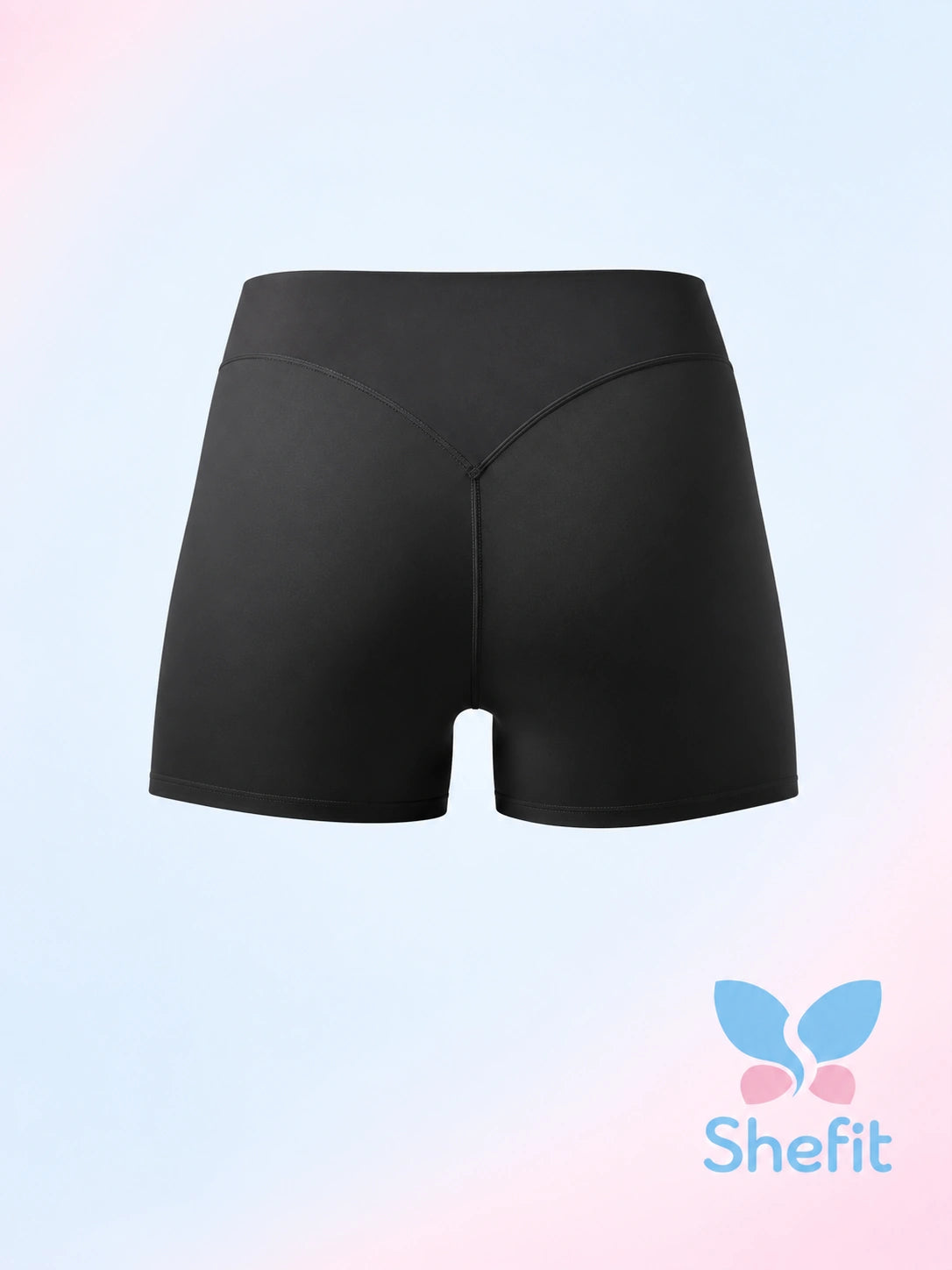 SoftSculpt™ Seamless-Front Short – Black