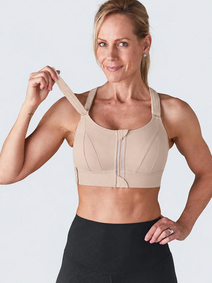 LiftLock™ Adjustable Sports Bra – Sand