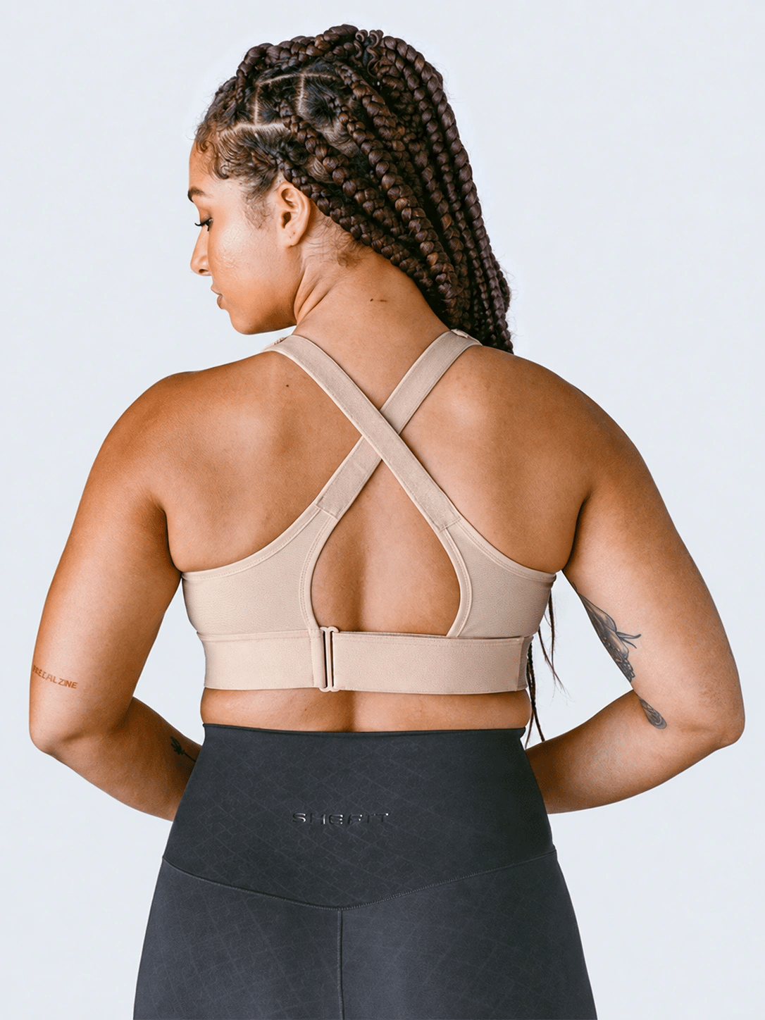 LiftLock™ Adjustable Sports Bra – Sand