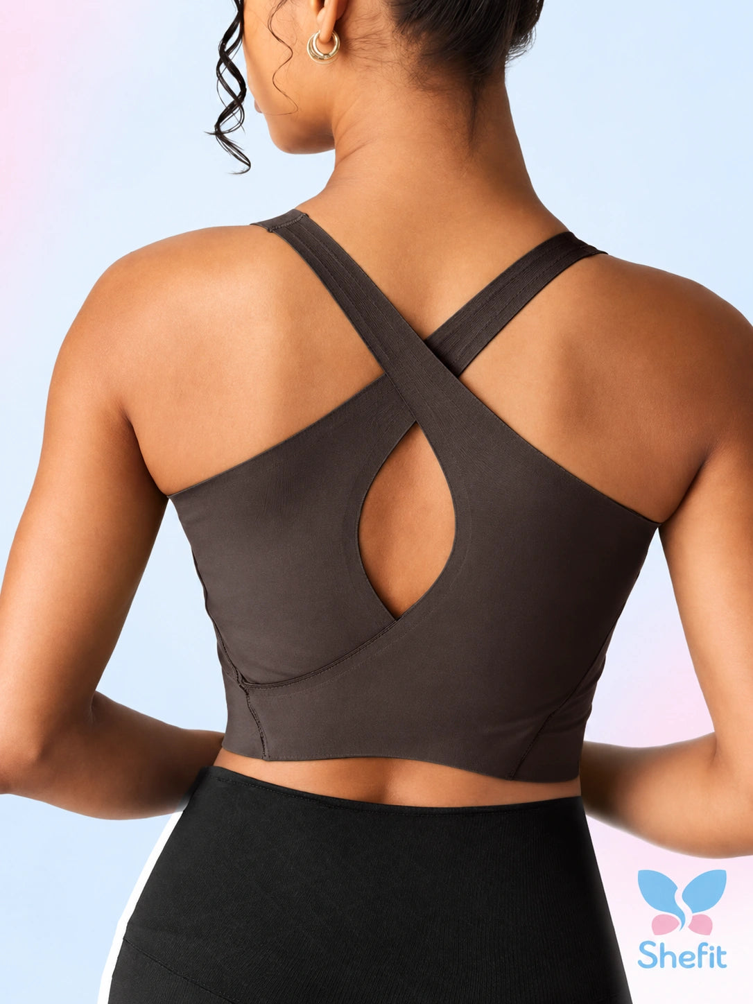 EverydayEase™ Longline Bra – Mocha