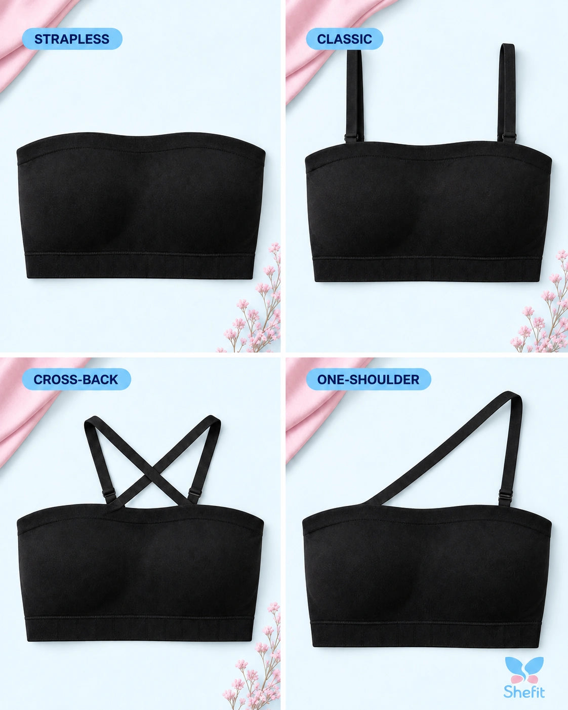 HoldFast™ Strapless Bandeau Bra (S–4XL)